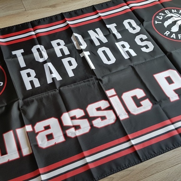 Toronto Raptors Jurassic Park Flag - Picture 3 of 6